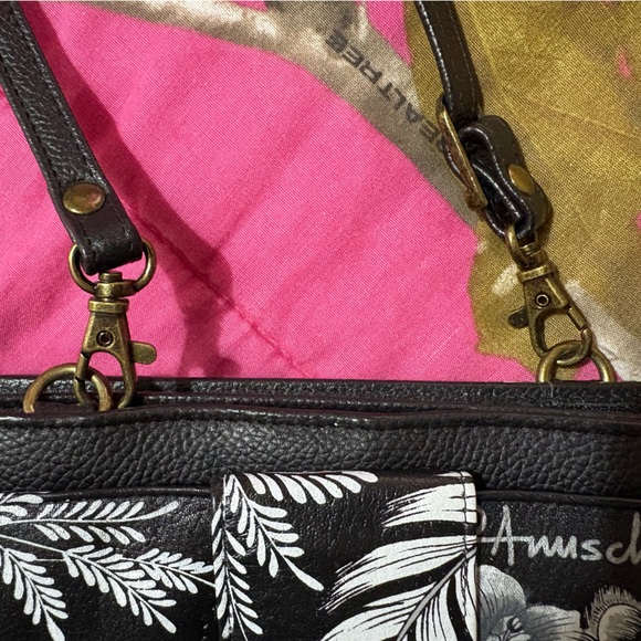 ANUSCHKA Women’s Cleopatra’s Leopard Genuine Leather Organizer Wallet - Picture 7 of 14